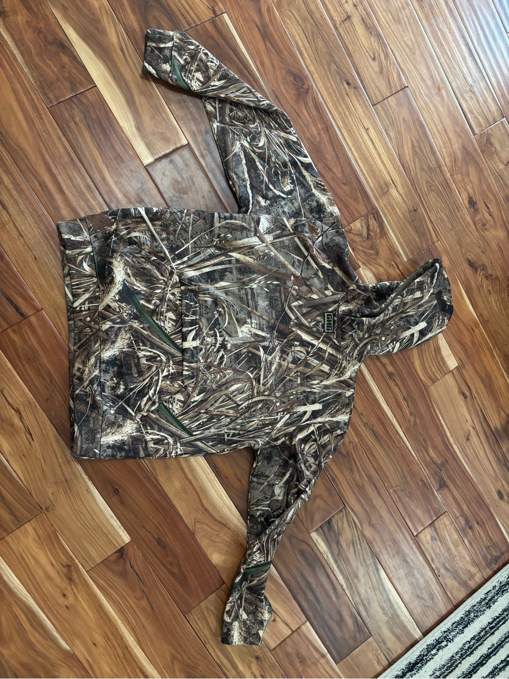 Avery Brown and Tan Fleece-Lined Hunting Hoodie